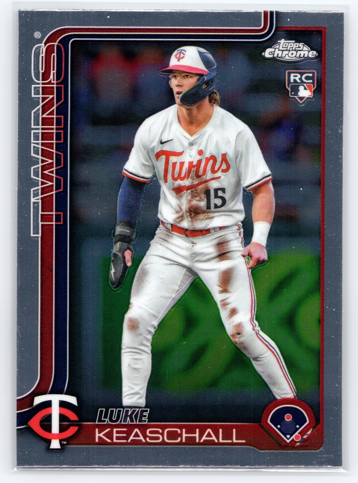 2025 Topps Chrome Update #USC106 Luke Keaschall Minnesota Twins Rookie
