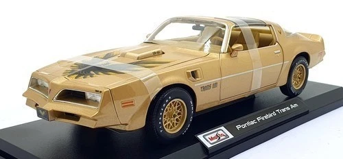 Maisto 1:18 Diecast Model Car - Pontiac Firebird Trans Am Gold - Image 3 of 4