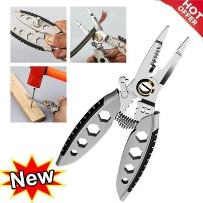 Wire Stripper Plier Multifunctional Electric Cable Stripper Crimper Cutter Tools