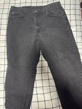 Levi's 550 Jeans - Mens - Sz 38x32 - Black - Made In USA