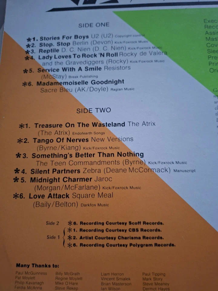 Just for Kicks - Band Compilation U2 1979 Release Vinyl LP - Image 4 of 4