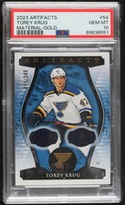 2023 Upper Deck Artifacts Gold Material 8/249 Torey Krug #54 PSA 10 GEM MT 0br9