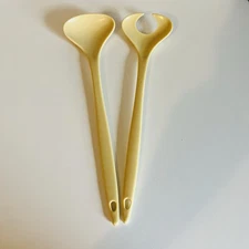 Vintage MCM Melamine Rosti Style Salad Server Utensils Atomic Kitchen Hong Kong