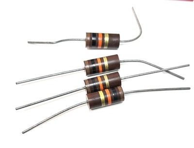 10.3K Ohm  1/2W  Resistors ±5% 5-Ba nd Carbon Film Brown Black Orange Gold (4x)