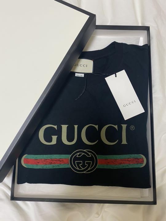 Gucci Logo Wash Oversized T-Shirt from Shinjuku Store