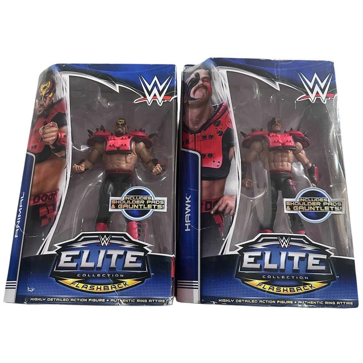 WWE マテル　エリート　アニマル・ウォリアー WWE ROAD WARRIORS MATTEL WRESTLING FIGURES BATTLE PACKS