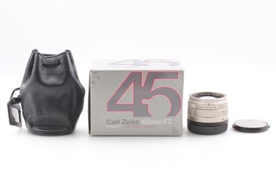 TOP MINT in Box Case] Contax Carl Zeiss Planar T* 45mm f/2 Lens