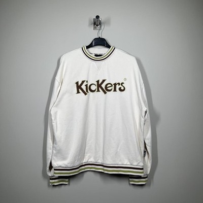 Herren Sweatshirt Kickers bestickt Spellout Größe S