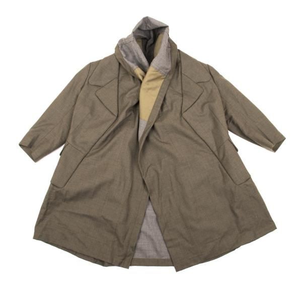 COMME des GARCONS Wool docking design jacket Moch… - image 2