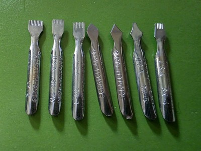 7x Melissa & Doug Scratch Art Design Tools Set Replacement Tips Metal Nibs NEW