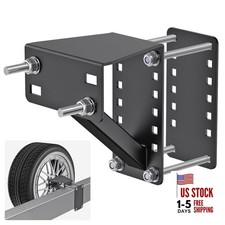 Heavy Duty Universal Spare Tire Carrier Mount Bracket for Utility 2 Nut