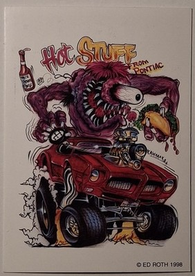 1998 Rat Fink trading card 