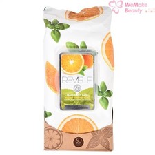 Revele Mandarin  Basil Makeup Remover Wipes 60 Sheets New In Box
