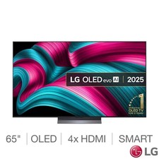 LG OLED65C55LA.AEK 65 Inch OLED 4K Ultra HD Smart TV, AI Sound Pro, AI Processor