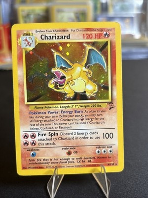 Wizards of the Coast Charizard 004/130 Base Set 2 Holo Rare English 1999 120 HP