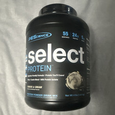 PEScience Select Protein Powder w/ BCAAs Cookies & Cream, 55 Servings, Unopened