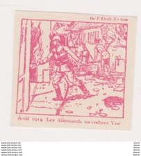 Vignette militaire patriotique - Etoile Noeliste - Août 1914 - Les allemands inc