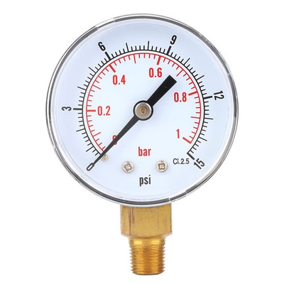 #ad Psi Low Pressure Pressure 1 4 Npt Pressure GaugePressure 50mm Dial 1 8 BSPT ... $21.44
