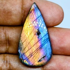 39 Cts Natural Labradorite Cabochon Gemstone For Jewelry 36.2x20.1x7 MM