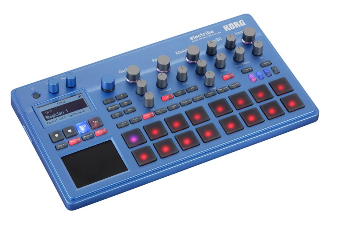 KORG electribe2 メタリックブルー Korg Electribe 2 Blue Music Production Groovebox Synthesizer
