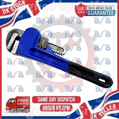 8'' SCHWERLAST VERSTELLBAR STILSON KLEMPNER AFFE ROHRZANGE WASSERPUMPE SCHLÜSSEL