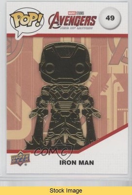 2023 Upper Deck Funko Pop Marvel Infinity Saga Gold Iron Man #49 READ 5x5