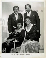 1971 Press Photo New York Lyric Quartet - srp25298