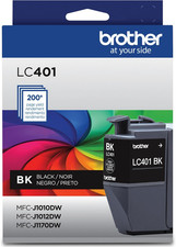Genuine LC401BK Standard Yield Black Ink Cartridge
