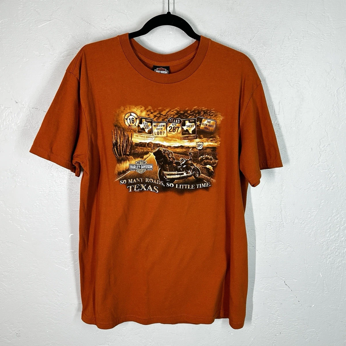 Harley-Davidson Orange Vintage T-Shirts for Men for sale | eBay