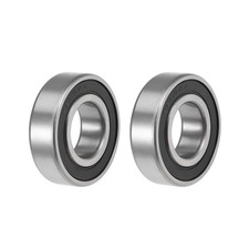 2pcs 6205-2RS 25x52x15mm Deep Groove Ball Bearings Z2 Double Sealed Carbon Steel