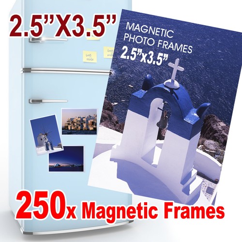 Magnetic Photo Frames Fridge 5x7 4x6 2.5x3.5 inches Magnet Pictures Clear Pocket - Picture 27 of 28