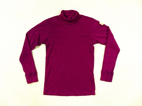 GIRLS JANUS NORWAY 100% MERINO WOOL THERMAL SWEATER BASELAYER GOLF TOP s .10 age - Picture 2 of 6