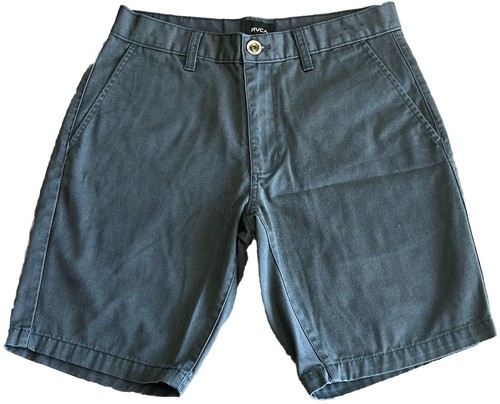 RVCA 'The Week-End Chino' Short Men's 30X9.5 Actual=31.5 inX9.5 in Dark Blue - Picture 4 of 18