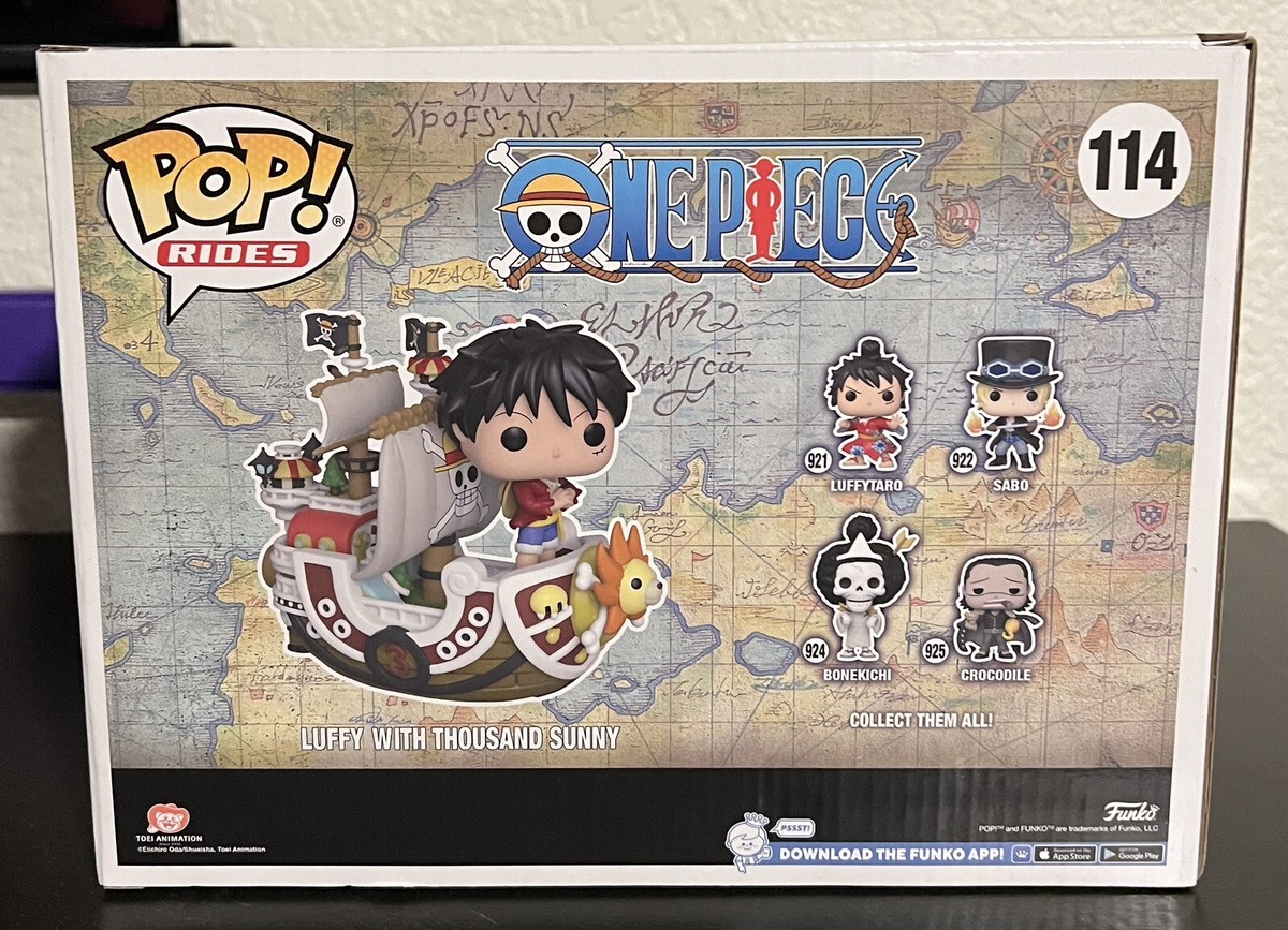ONE PIECE - 激レア限定FUNKO POP! ワンピース　ルフィ　with サウザンドサニー号 Pop! Ride Luffy with Thousand Sunny