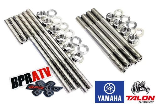 Best Yamaha Grizzly 700 Cylinder Head Stud Kit TITANIUM Cylinder Crankcase Bolts - Bild 1 von 24