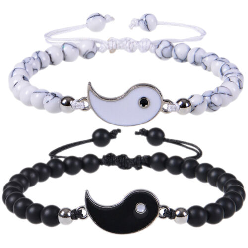 Holibanna Yin Yang Bracelet Set for Couples and Friends - Afbeelding 1 van 20