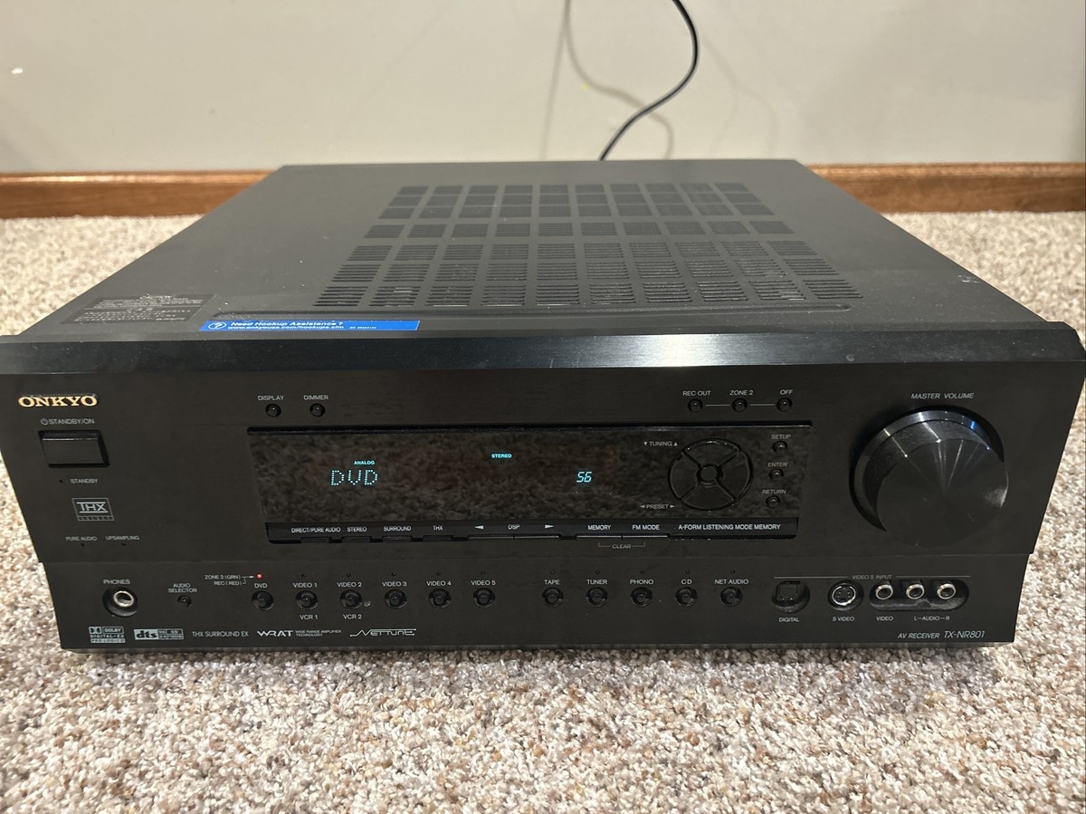 Onkyo TX NR801 7.1 Channel 700 Watt THX Receiver 751398005411| eBay