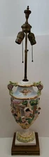MEISSEN COALPORT ? Porcelain Lamp Angels Cherub READ ITEM DESCRIPTION