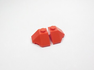 LEGO 2 Red 2x2 Corner Slope Bricks N1 | eBay