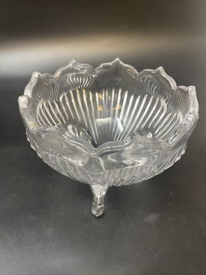 REGINA COLLECTION Footed Candy Bow Dish Studio Silversmiths Fine Crystal