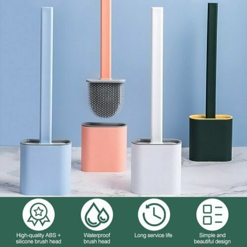 AiQInu Silikon Klobürste - Tiefenreiniger Mit Flexiblem Kopf Und Lüftungsschlitzen