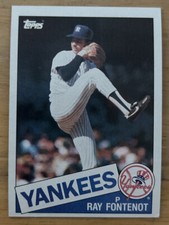 1985 Topps Ray Fontenot Card #507 Yankees Pitcher Mid-To-High-Grade EXMT O/C