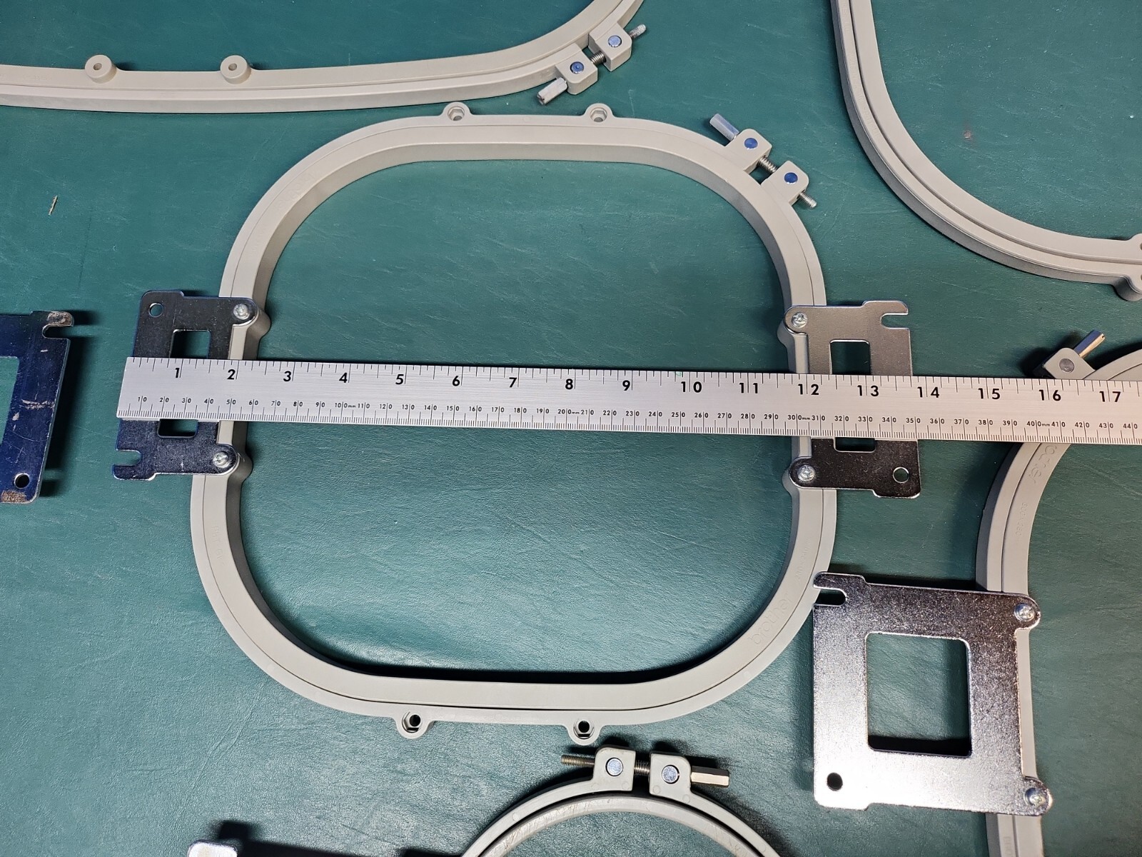 Brother Embroidery Machine Hoops Set Lot Of 7 BE1201 916 416 BES BAS