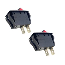 2PCS Rocker Switch Power Pink 16 A Canal HB Series US