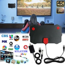 2022 NEWEST HDTV ANTENNA BEST 5000MILE LONG RANGE LESOOM INDOOR TV DIGITAL HQ 4K