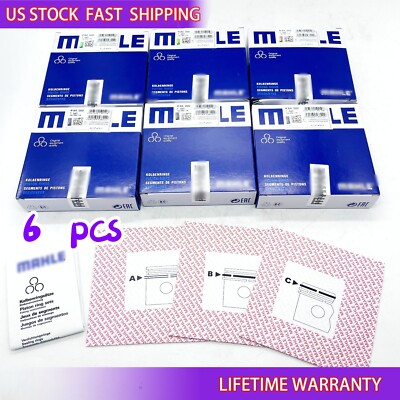 6pcs STD Piston Rings Set Φ84mm for BMW 335d 535d E90 E91 F10 F11 N57D3.0 Diesel