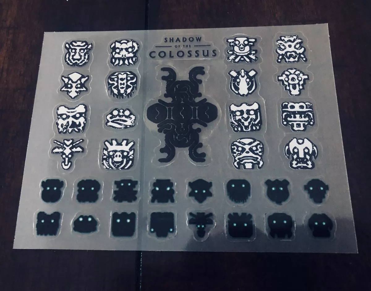 Shadow of The Colossus Special Limited Edition Sticker Set (NO GAME!) PS4