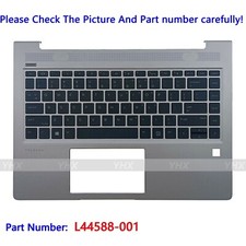 New Palmrest Upper Case w/US Backlit Keyboard For HP Probook 440 G6 L44588-001
