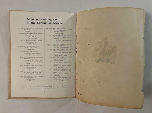 The Coronation of Her Majesty Queen Elizabeth II Souvenir Programme June 2 1953 - Picture 7 of 8