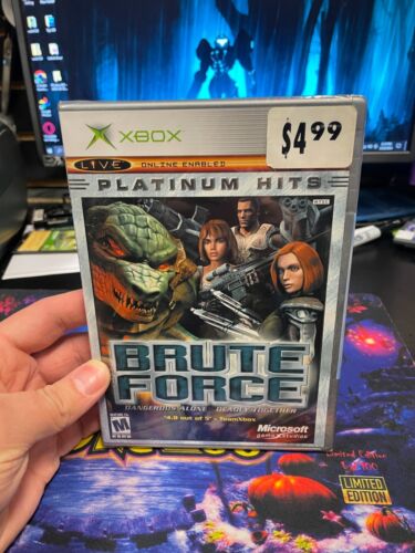 W1 Brute Force - Platinum Hits - Xbox - New Sealed! - Afbeelding 1 van 6